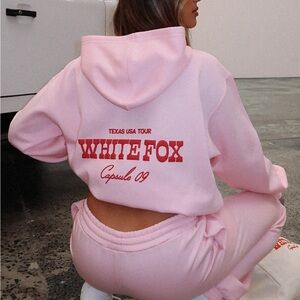 White Fox Boutique Capsule 9 Western Classic Oversized Hoodie & Sweatpants SET